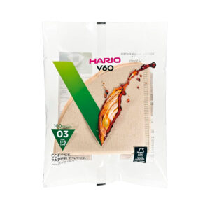 Hario V60-03 filtri in carta non sbiancata 100 pz.